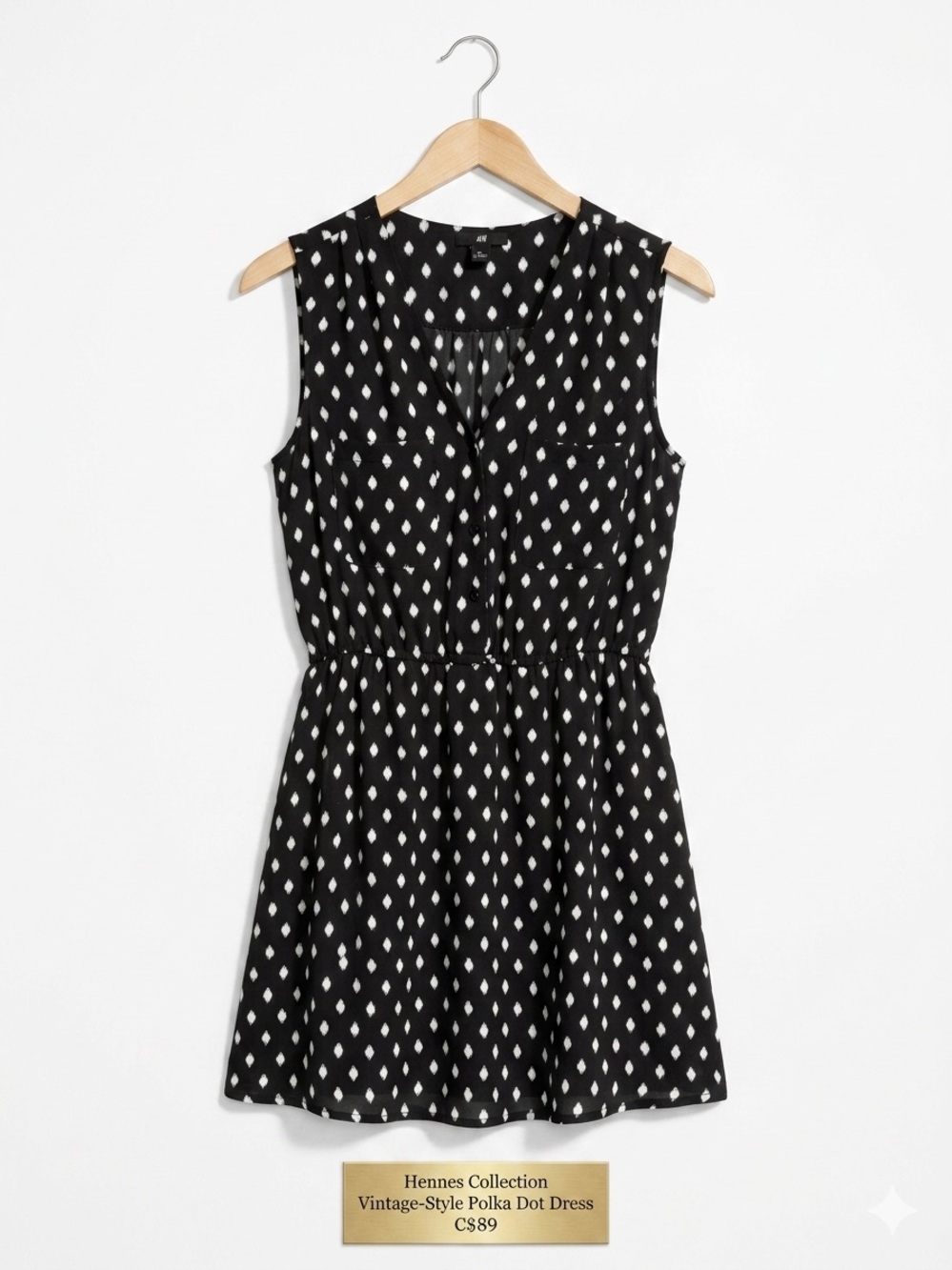 EUC Hennes Collection for H&M | Vintage-Style Polka Dot Dress | Size 2
